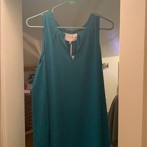 Charles Henry Mediterranean blue dress in XL